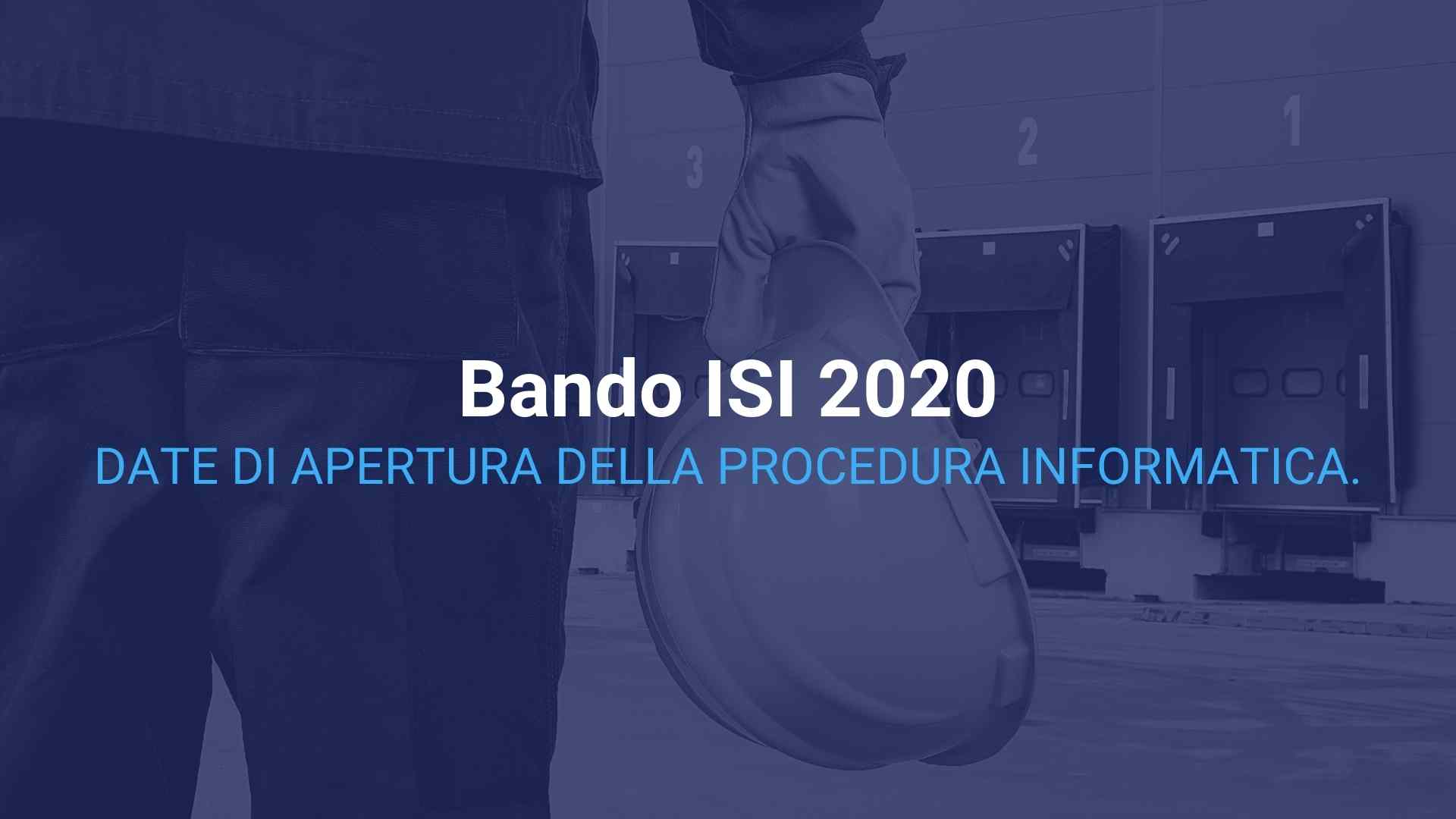 INAIL Bando ISI 2020