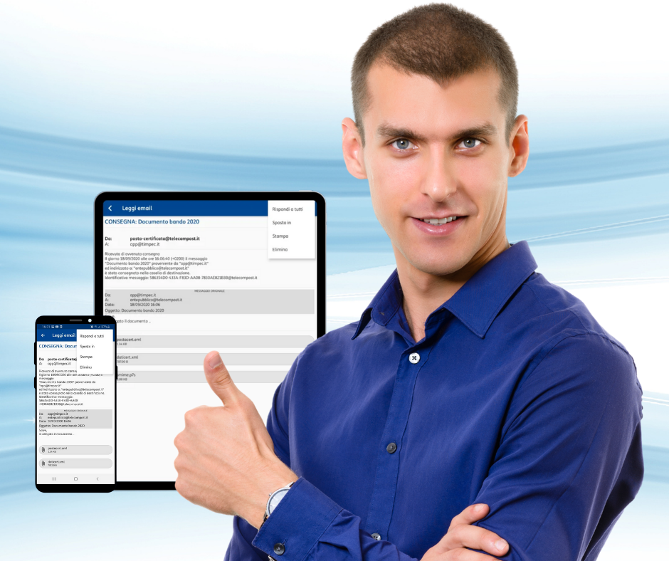 Pratico e conveniente come una email ma con il valore legale di una raccomandata 2
