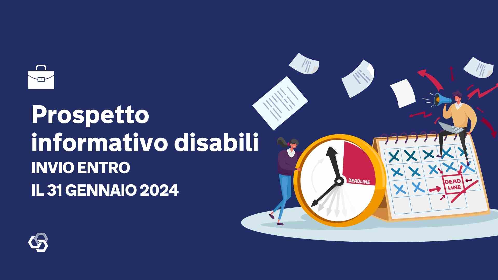 Prospetto disabili invio entro il 31 gennaio 2024