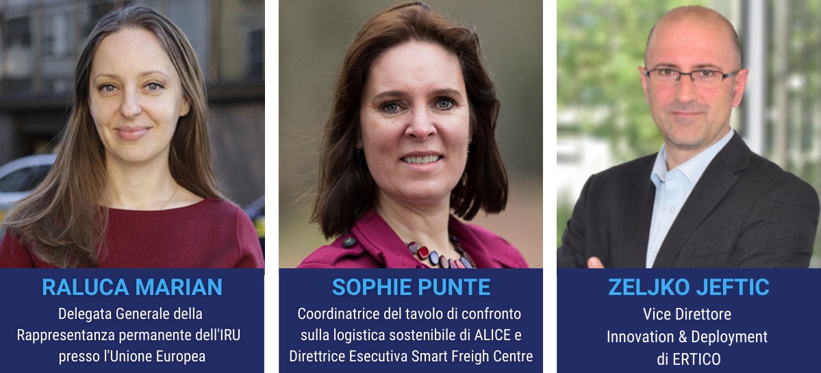 ODTL 2 Raluca Marian - IRU, Sophie Punte - ALICE  Zeljko Jeftic,- ERTICO 